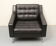 1960s leather chair black