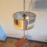 Vintage lamppost with tablet