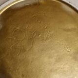 Decorative plate 70s Stylized flower and heart pattern