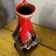 Vallauris Glazed Ceramic Pitcher Vase - Free Form H 22 cm