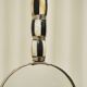 Art Deco magnifying glass in mother-of-pearl and silver, 1930.