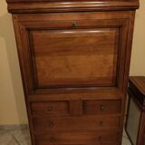 Louis Philippe style solid cherry secretary desk