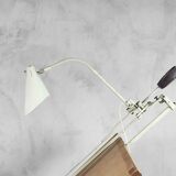 Dutch industrial drawing or architect's table witch lamp from rotanex-pool, 1950s