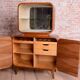 Czech Art Deco Sideboard in Walnut attributed to J. Halabala for Up Zavody, 1940s