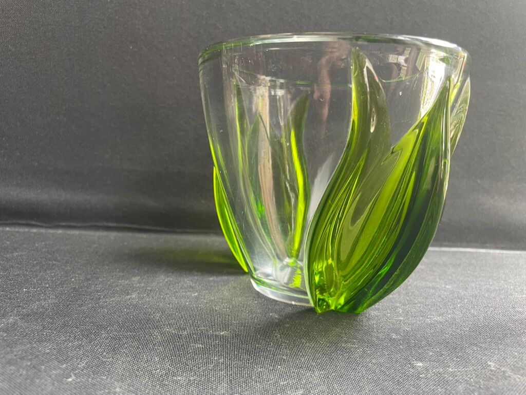 Vase Lalique – Model 2 Tulips - Lined crystal