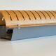 Vintage Ikea bent wood and steel wall light