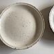 Set de 7 assiettes 1970s faience de Gien décor grès Lanzarote