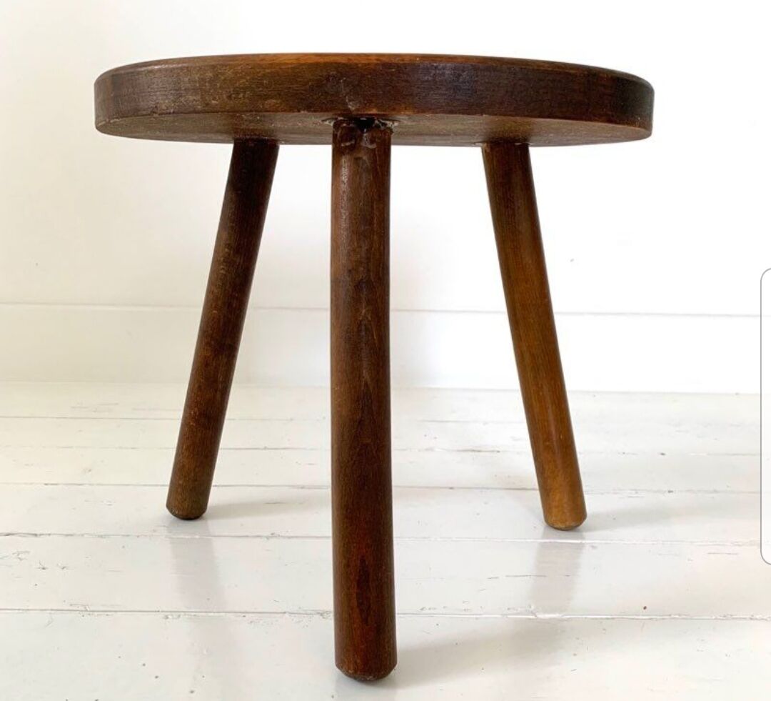 Vintage tripod stool