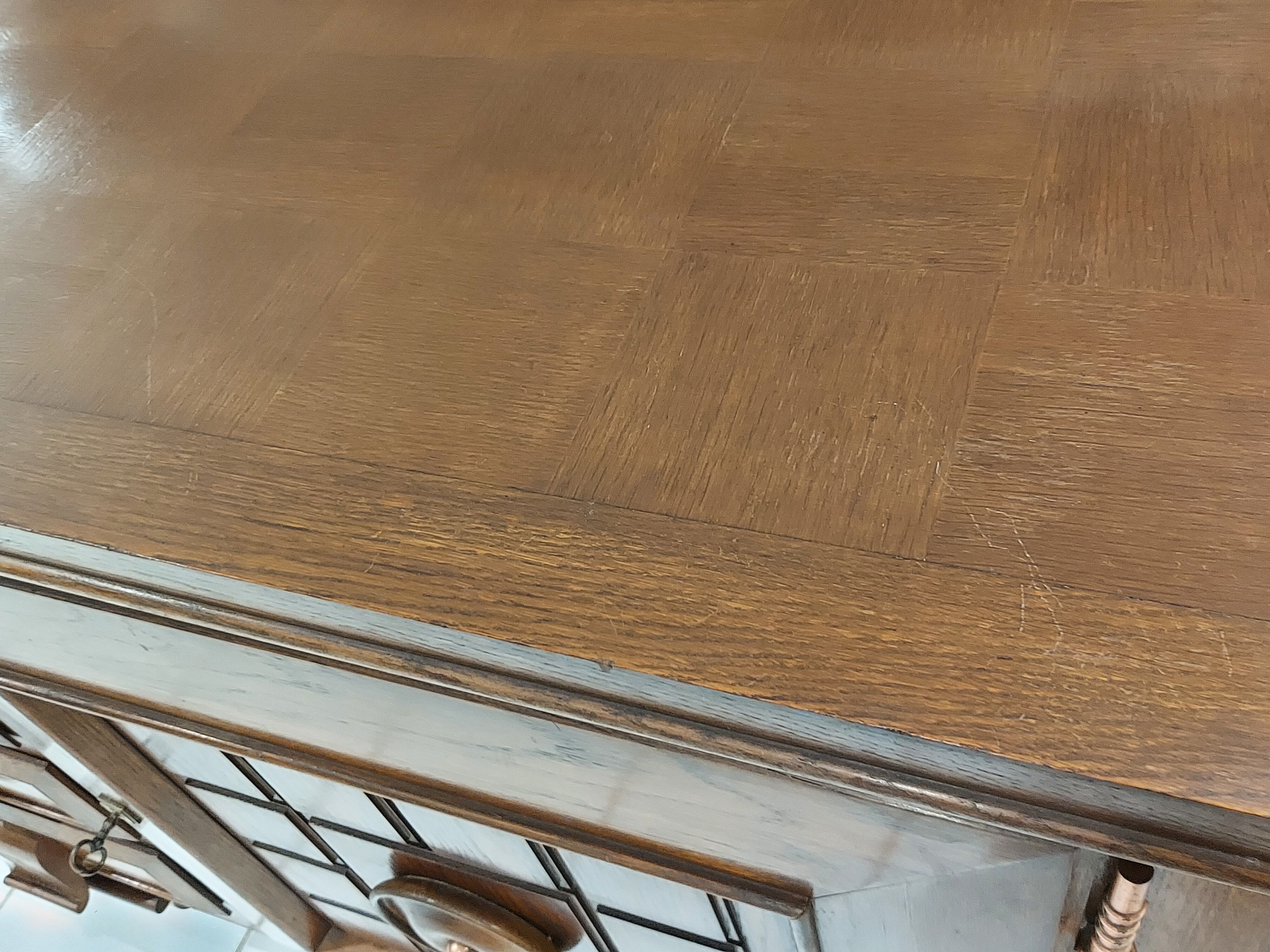 Enfilade oak Brutalist Art Deco 1940s