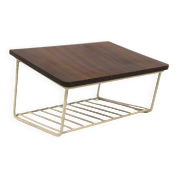 Mahogany wall shelf, Sweden, 1960