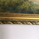 Pair two oil paintings on canvas