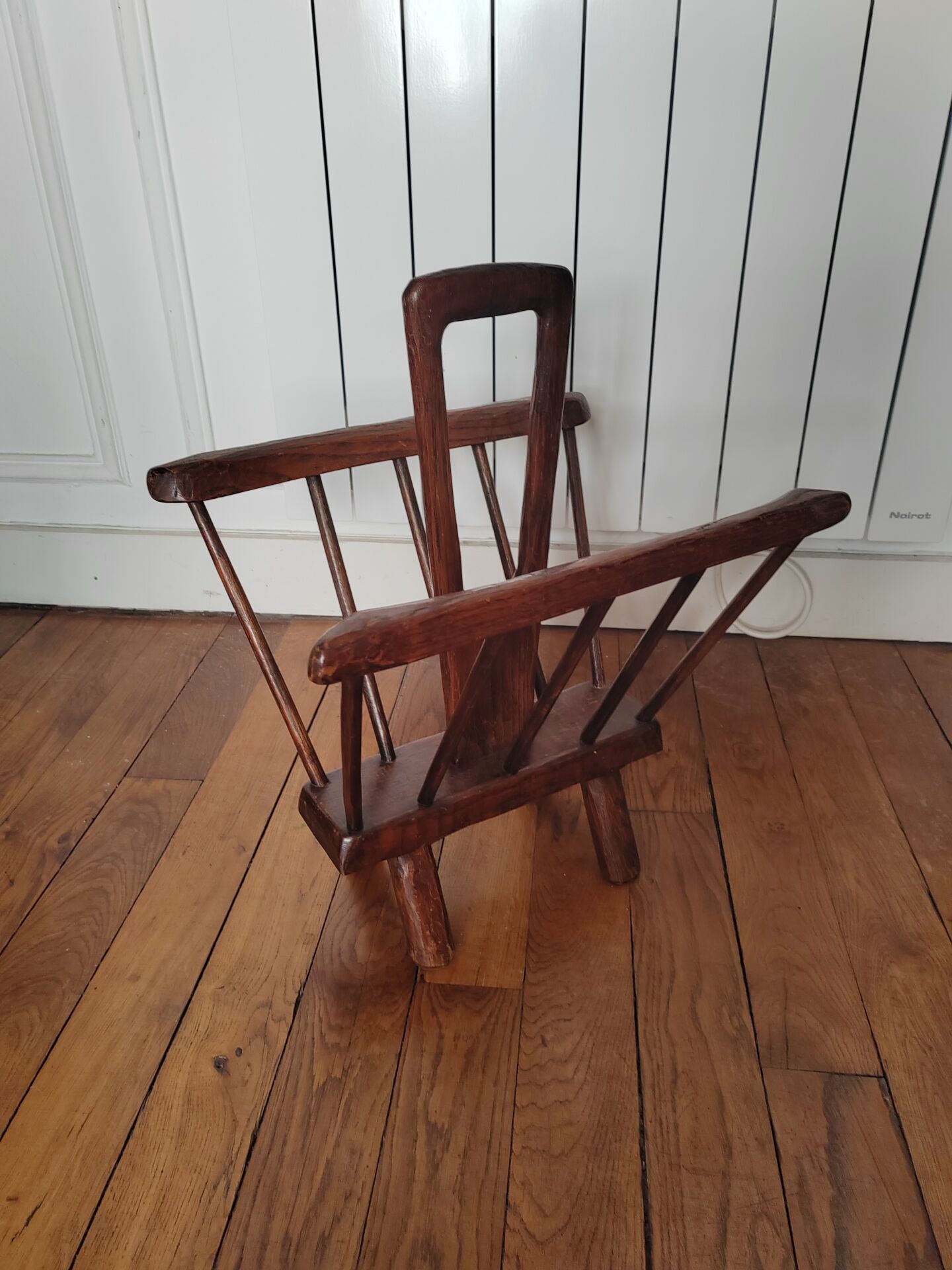 Brutalist magazine rack