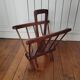 Brutalist magazine rack