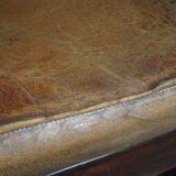 Armchair + sheepskin pouf