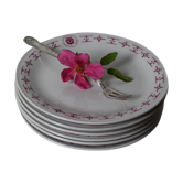 Set de 6 assiettes à dessert "Intercontinental Hôtels"