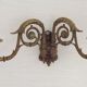 Pair of French Antique Signed GAVEAU 12 Double Piano Candle Sconces