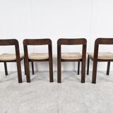 Set of 4 seventies dining chairs