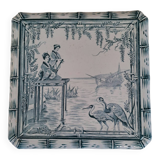 Creil and Montereau trivet with Japanese decor