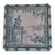 Creil and Montereau trivet with Japanese decor
