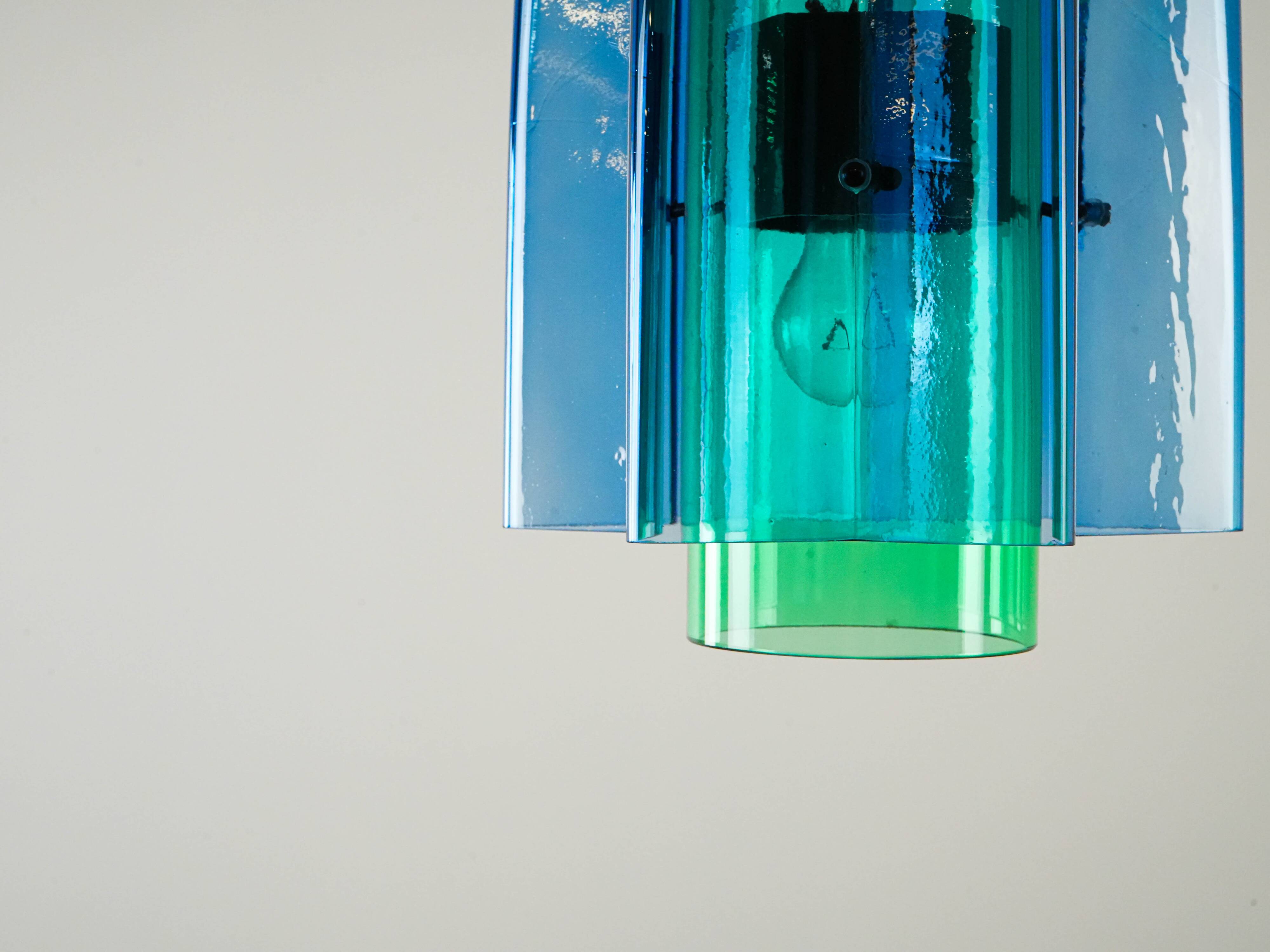Pendant lamp, Italian design, 1970s, manufactured in Italy
