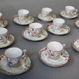 Service à café en porcelaine japonisant