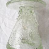 Bubble glass candle holder
