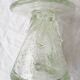 Bougeoir verre bullé