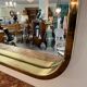 Brass mirror 1960 105x70cm