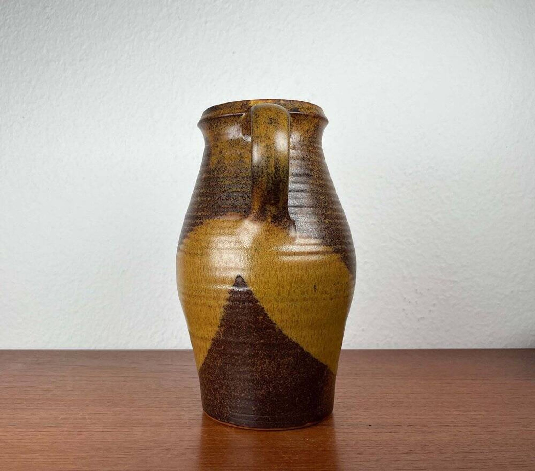 Ceramic Jug and Bowl Set, German Mid-Century Trenck Keramik Kellinghusen, 1960s, Set of 2