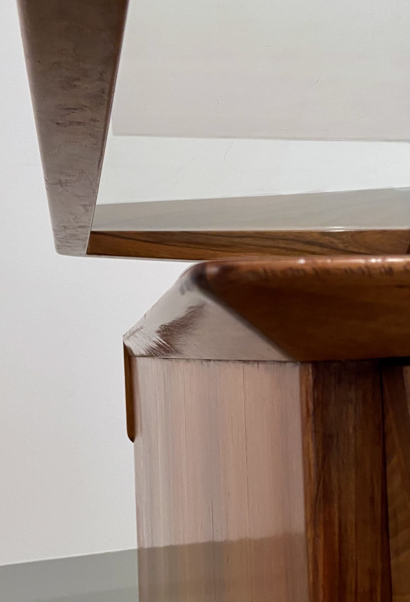 Writing Desk by Silvio Cavatorta in solid Walnut, Italy, 1950's