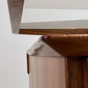Writing Desk by Silvio Cavatorta in solid Walnut, Italy, 1950's
