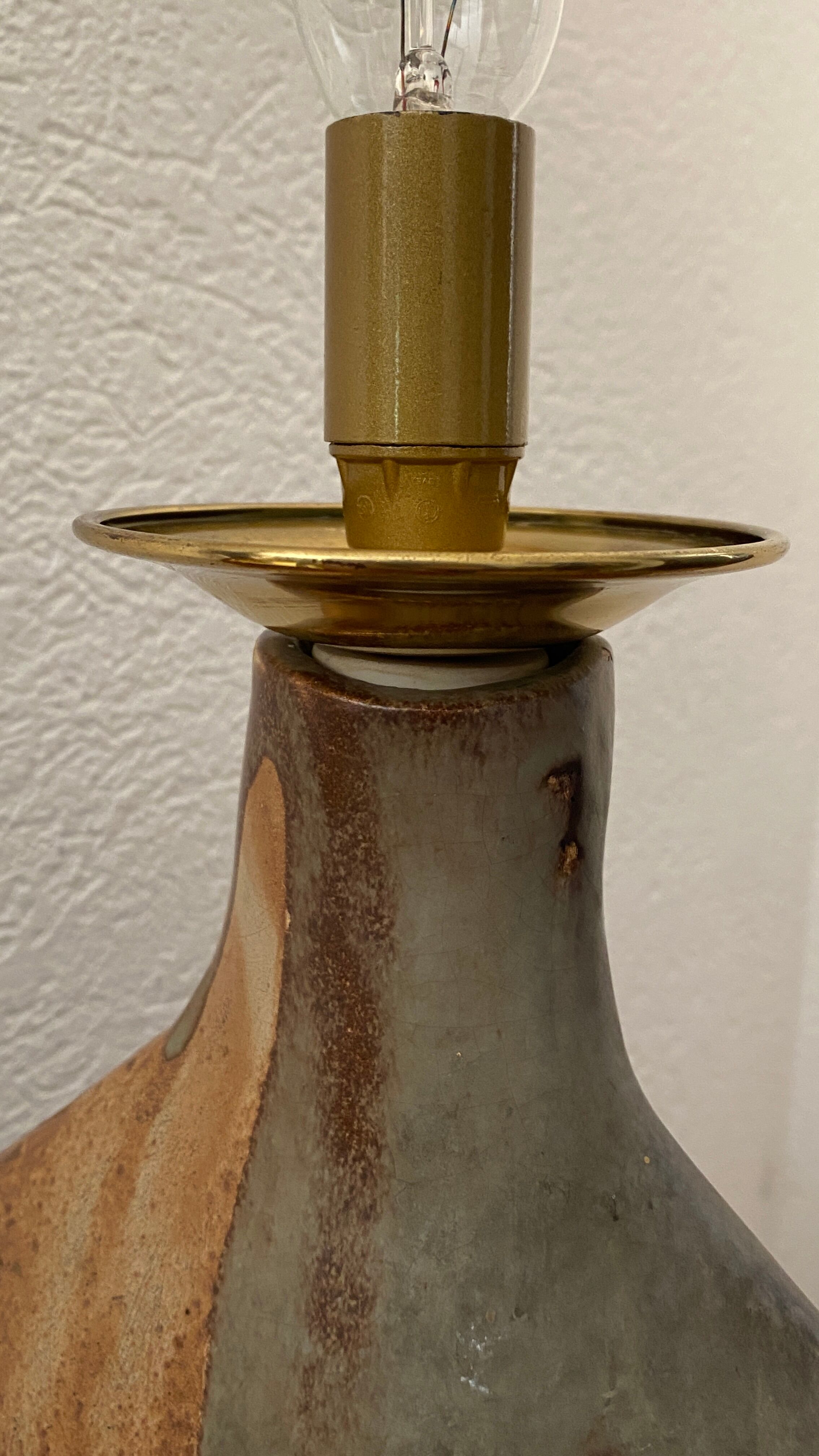 Glazed ceramic lamp, 1994