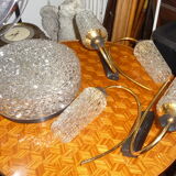 Vintage ceiling and wall lamps
