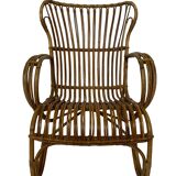 Ensemble de deux chaises en rotin modèle Belse 8 par Dirk van Sliedregt Rohe Noordwolde 1960