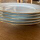 White Limoges plates