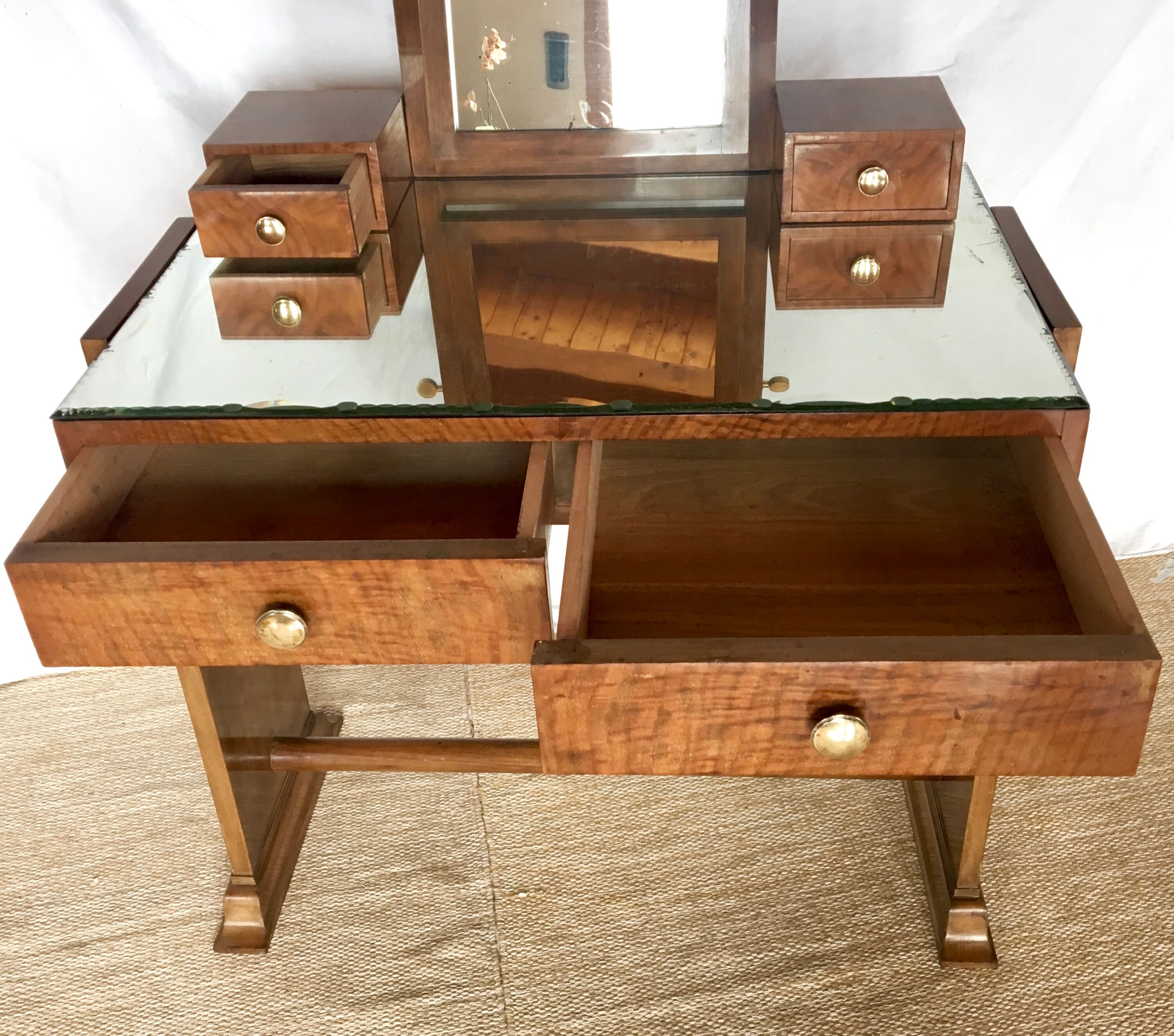 Art deco dressing table mirror