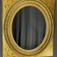 Miroir h88 x76 cm époque napoléon iii doute feuille d’or bon état