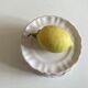 Set 8 plates with godrons XXS in glazed earth workshop Simone Favier 1970 Moustiers