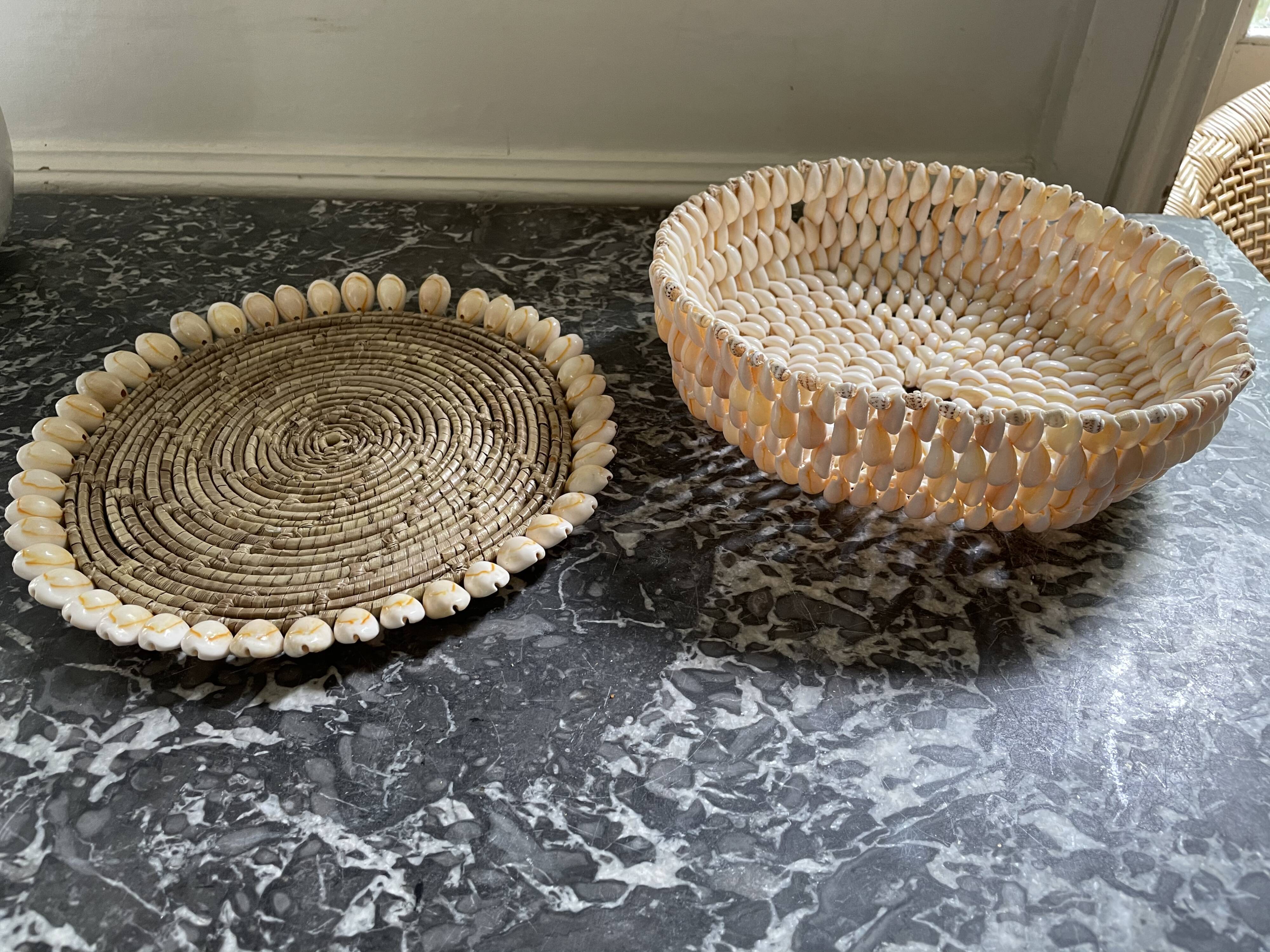 Table mat vintage seashell