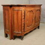 18th Century Walnut Sideboard with Pull Handle, Eastern France