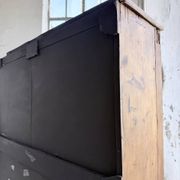 XXL industrial sideboard with glass doors