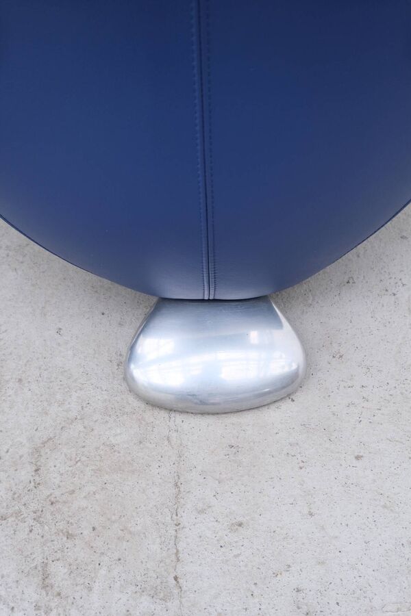 Paire de fauteuils ''balou'' de jane worthington pour leolux en cuir, 1980