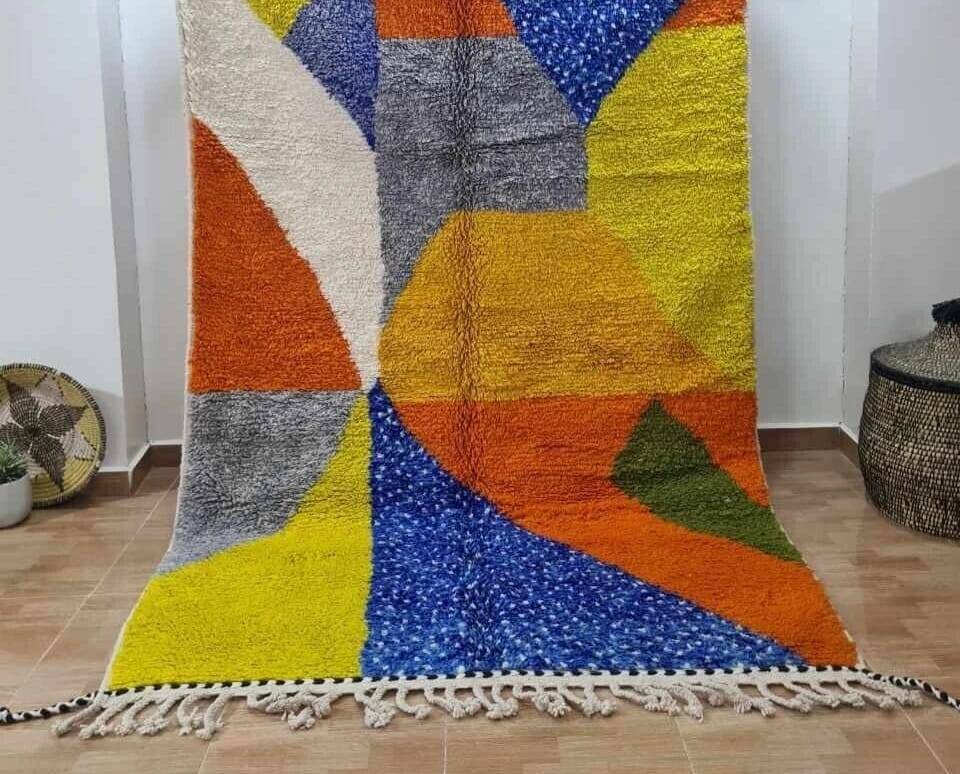 Colorful Berber rug size 150 x 250 cm