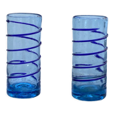 Two blown glasses