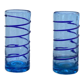 Two blown glasses