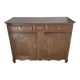 Large buffet in Regency style with carved shell in solid oak - 1900