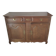 Large buffet in Regency style with carved shell in solid oak - 1900