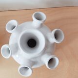 Tulip tree vase in white Delft earthenware