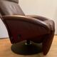 Fauteuil relax Jori des années 70 80 en cuir