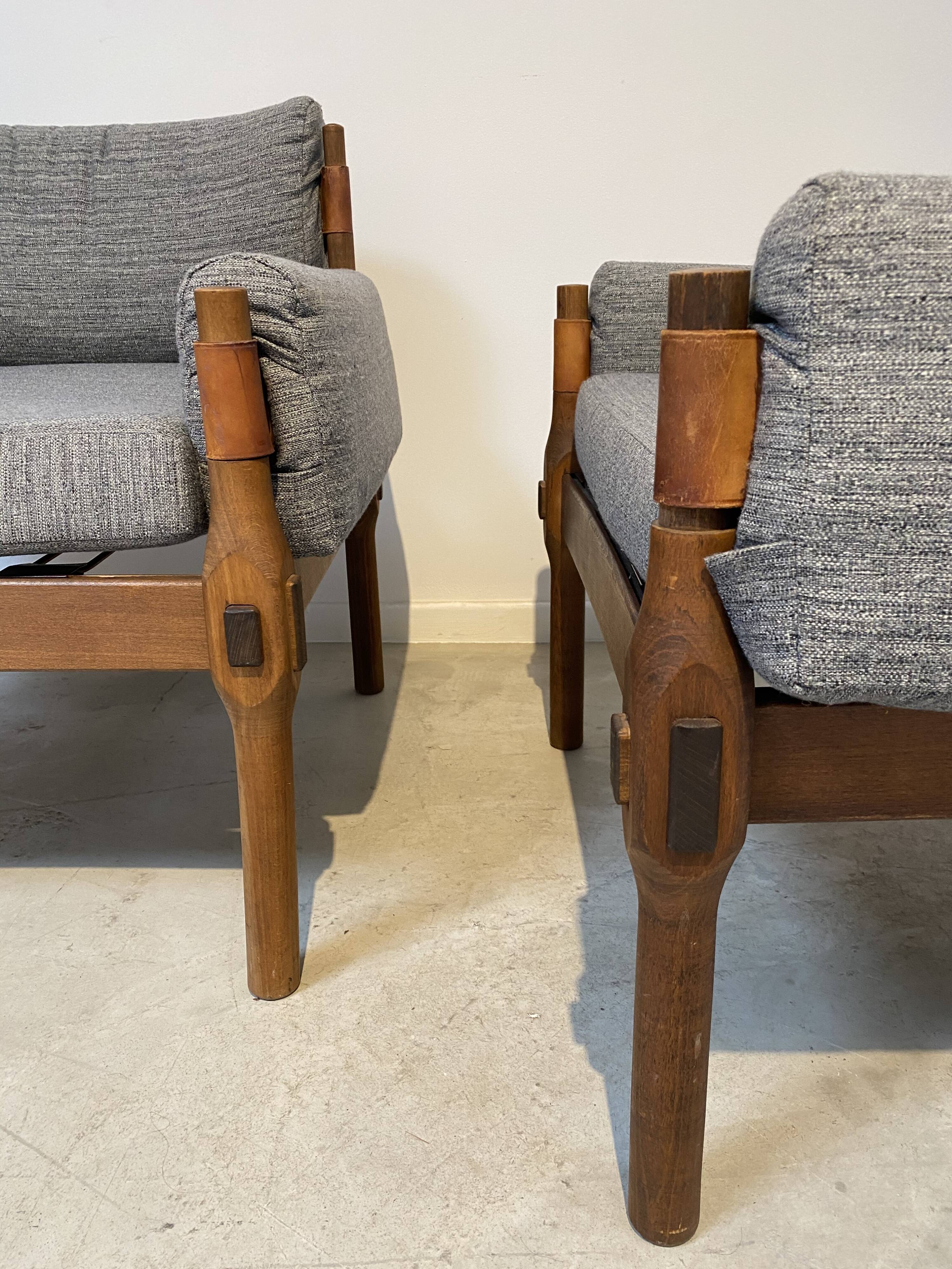 Pair of scandinavian armchairs
